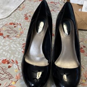 Alfani Glossy Black Heels